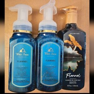 Bath and Body Works 3 flannel soaps